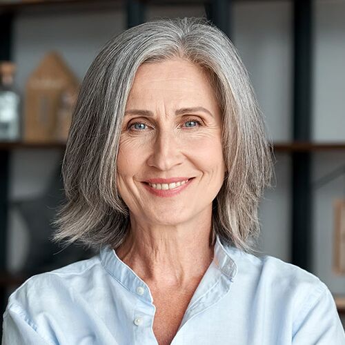 Portrait of a healthy middle-aged woman